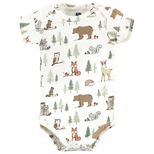 Hudson Baby Soft Cotton Bodysuit Triple Pack