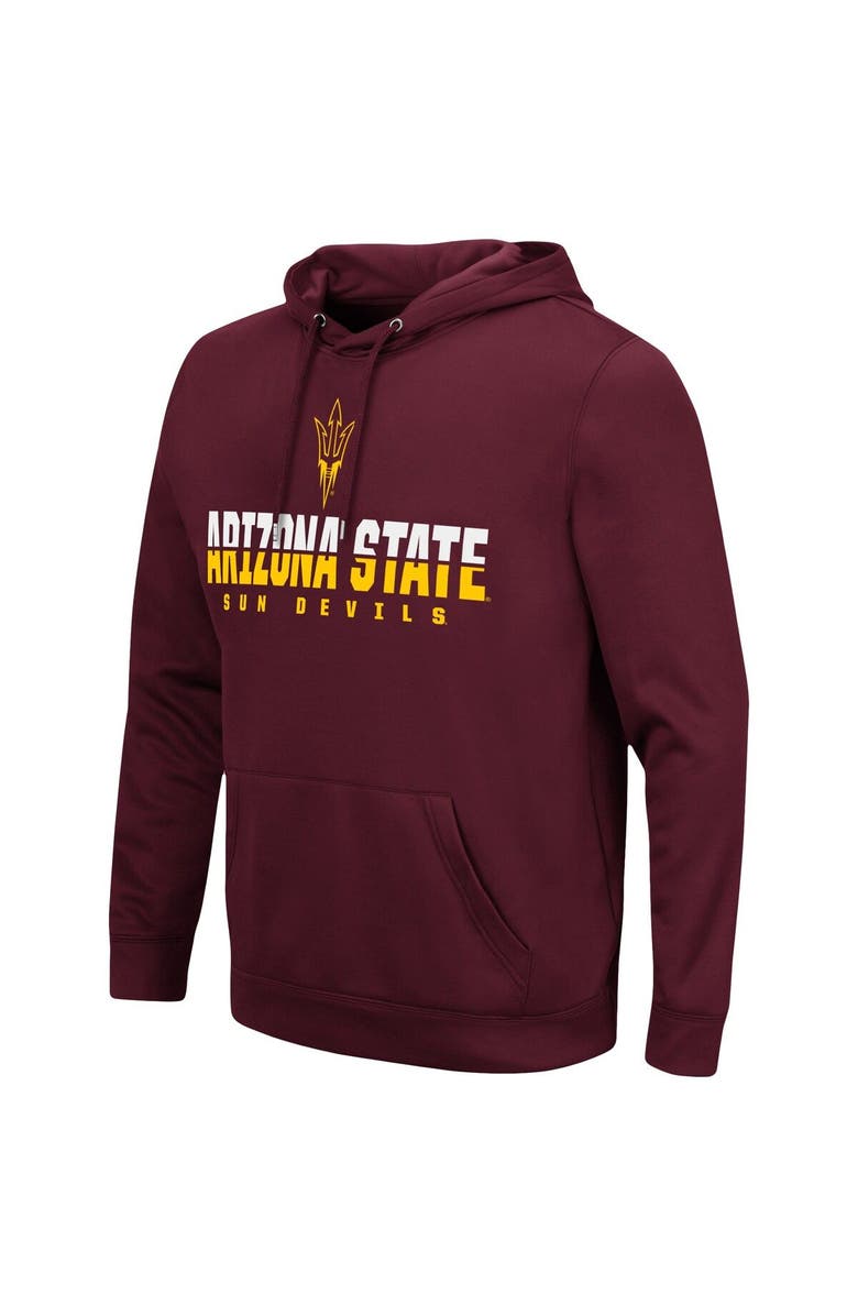 COLOSSEUM Men's Colosseum Maroon Arizona State Sun Devils Lantern Pullover Hoodie, Alternate, color, Maroon