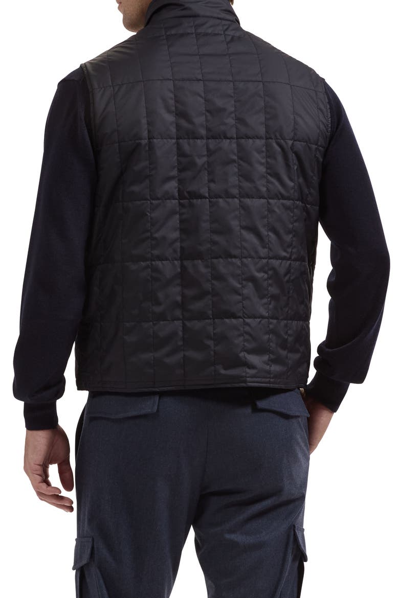 Full Zip Padded Vest, Alternate, color, NAVY