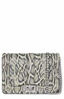 Rebecca Minkoff Chevron Quilted Small Love Crossbody Bag