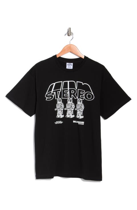 Stereo Cotton Graphic T-Shirt