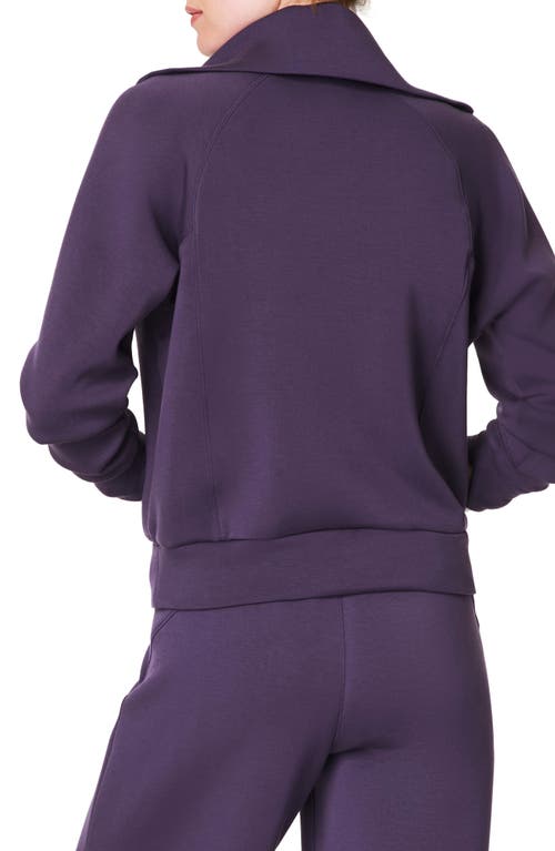 Spanx ® Airessentials Half Zip Sweatshirt In Purple