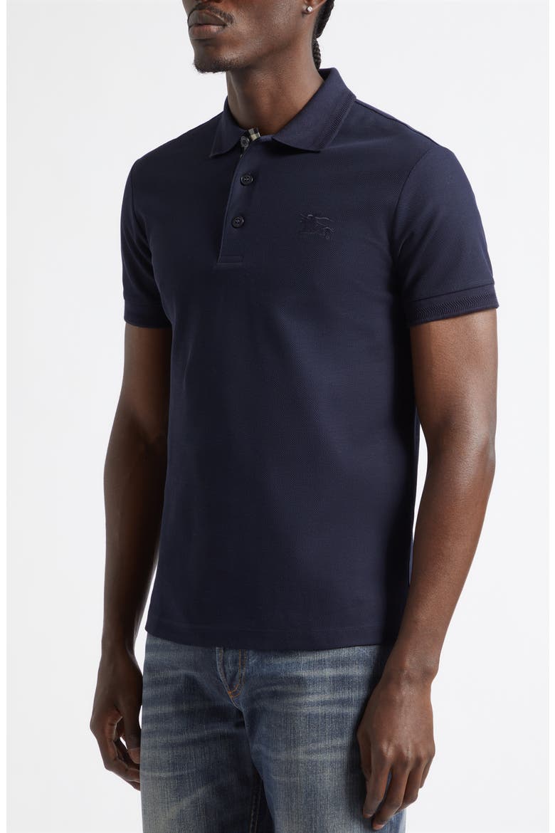 Eddie EKD Embroidered Cotton Piqué Polo, Alternate, color, COAL BLUE
