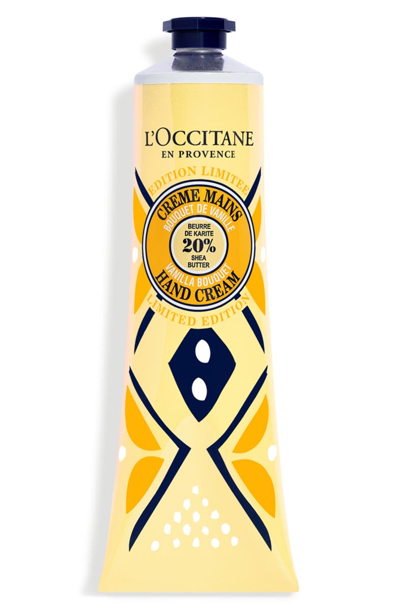 L'Occitane Vanilla Bouquet Shea Hand Cream & Ultra Rich Body Cream Duo, Alternate, color, 