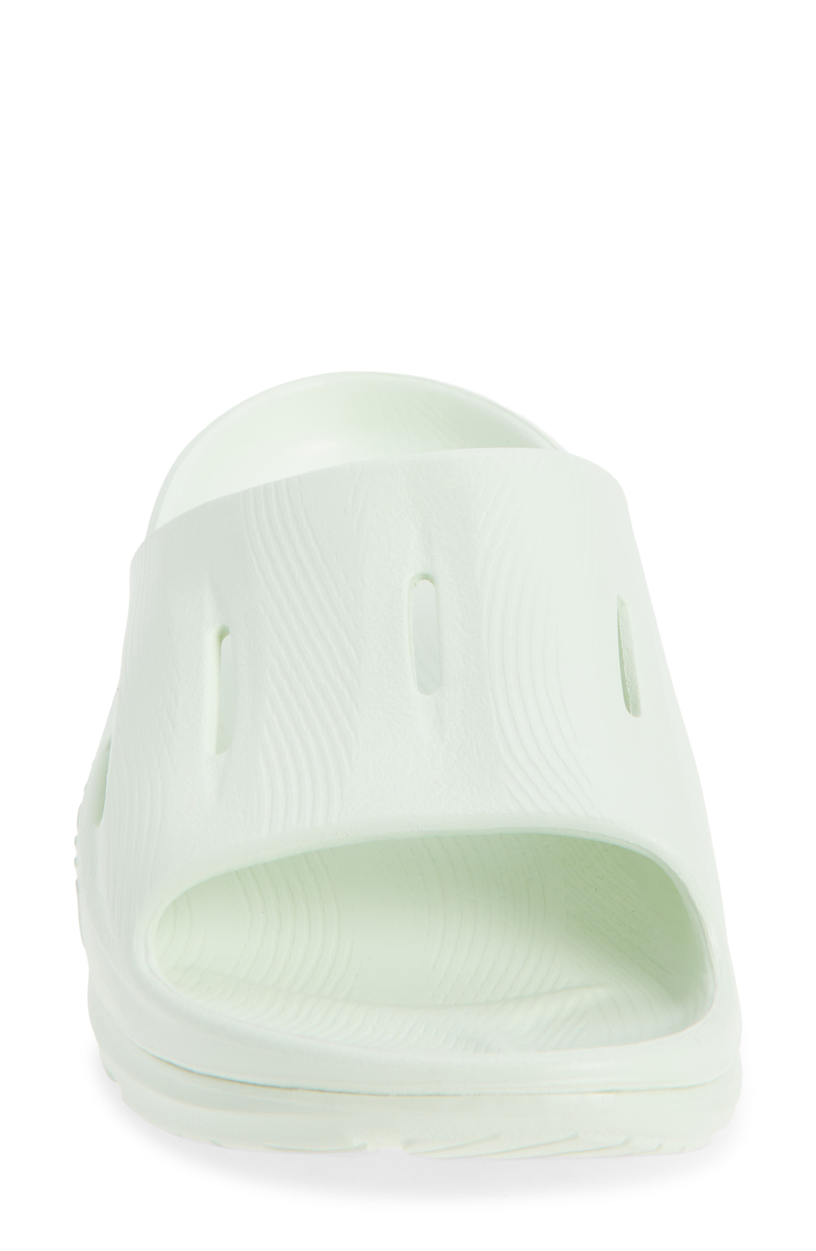 HOKA Ora Recovery Slide 3 Sandal, Alternate, color, Sea Glass / Sea Glass