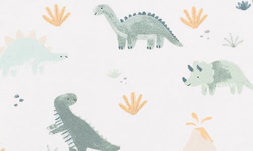 Angel Dear Soft Dinos French Terry Top & Joggers Set In White