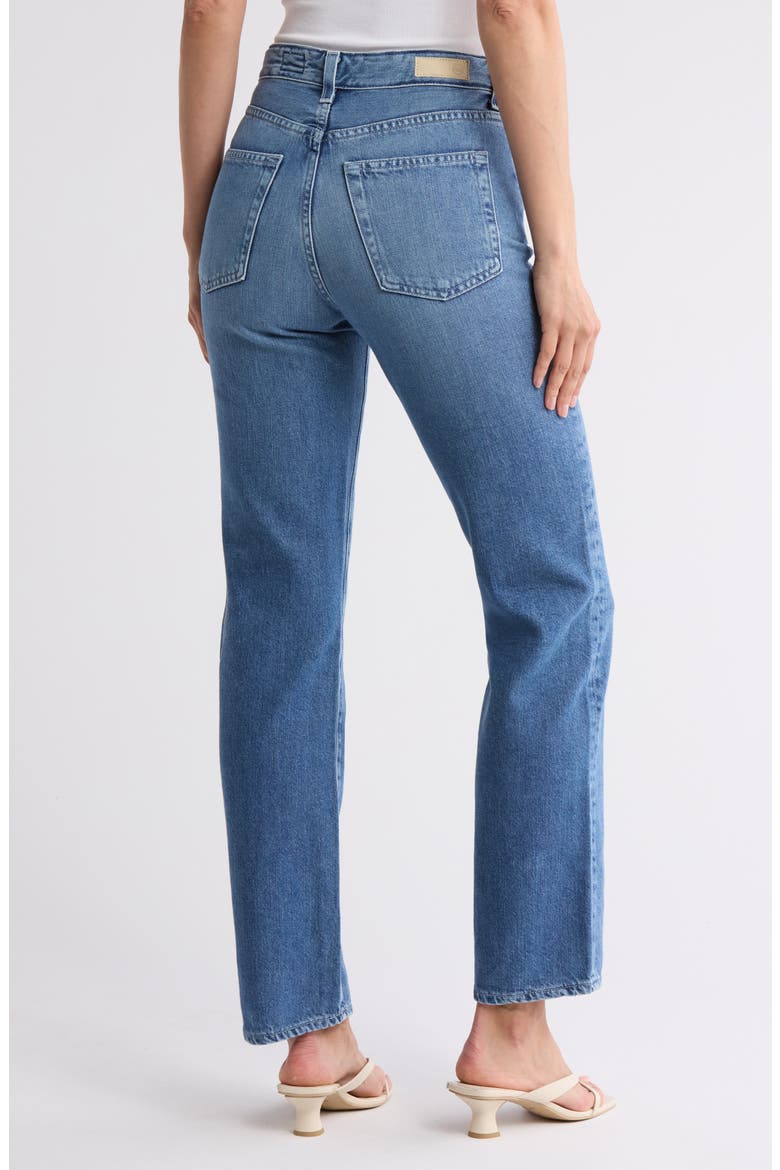 Alexxis High Waist Straight Leg Jeans, Alternate, color, ACADIA