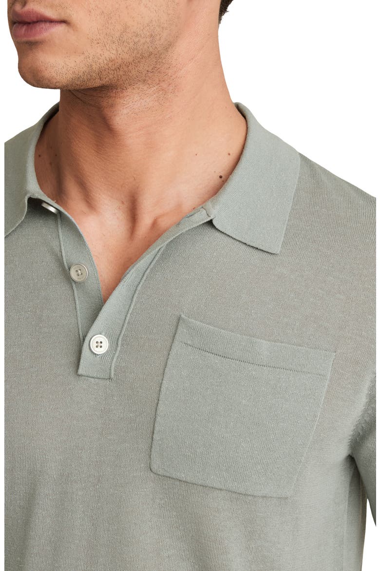 Nelson Pocket Polo Sweater, Alternate, color, SAGE