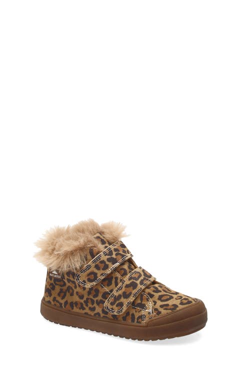 Kids' Faux Fur Trim Dellen Boot (Walker & Toddler)