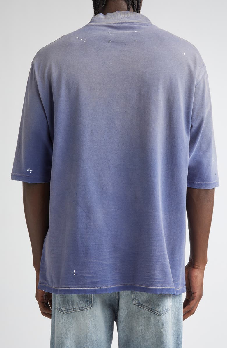 Maison Margiela Graffiti Logo Paint Splattered Pocket T-Shirt, Alternate, color, 