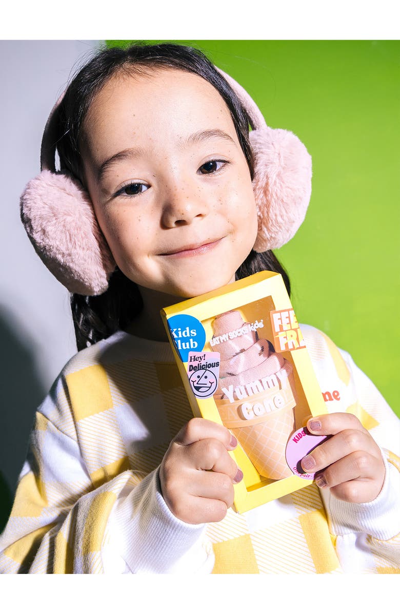 doiy Kids' Yummy Cone 3D Socks, Alternate, color, Pink Multicolor