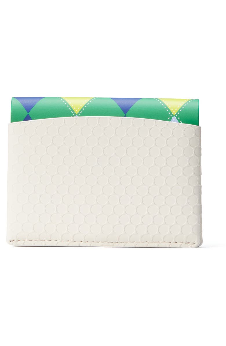 Kate Spade New York tee time textured leather bifold wallet, Alternate, color, 