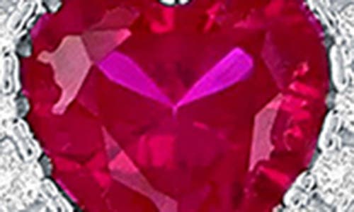 Simona Heart Cubic Zirconia Tennis Necklace