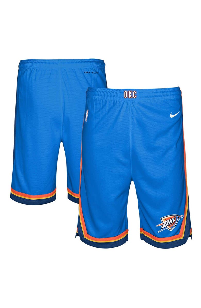 Nike Youth Nike Blue Oklahoma City Thunder Swingman Performance Shorts – Icon Edition, Main, color, 