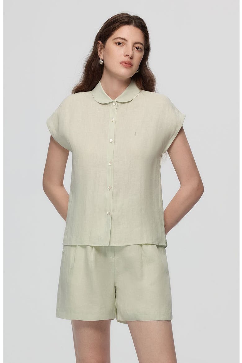 Hemp Retreat Top, Main, color, Light Mint