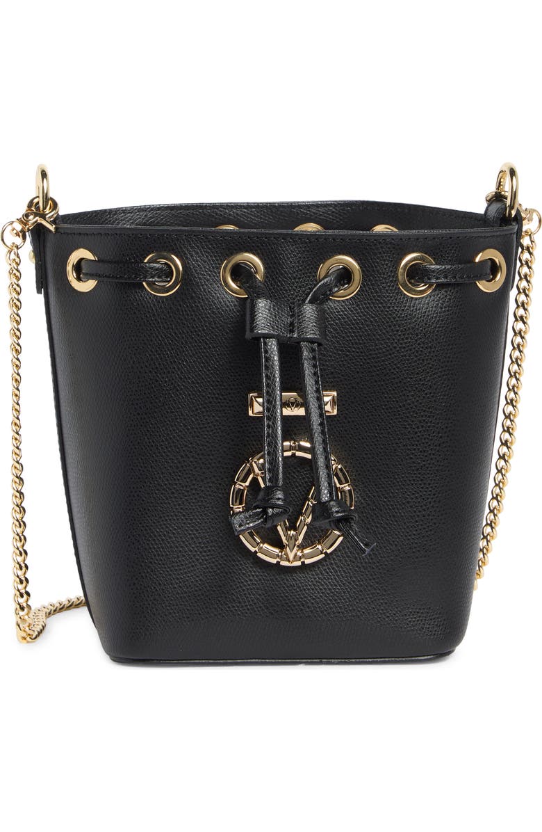 VALENTINO BY MARIO VALENTINO Jules Bonbonniere Crossbody Bag, Main, color, Black