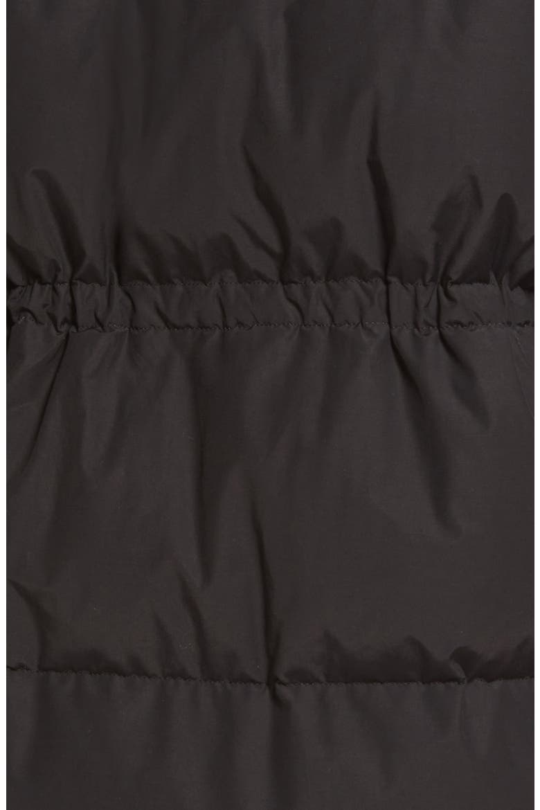 Oversize Hooded Down Puffer Jacket, Alternate, color, BLACK