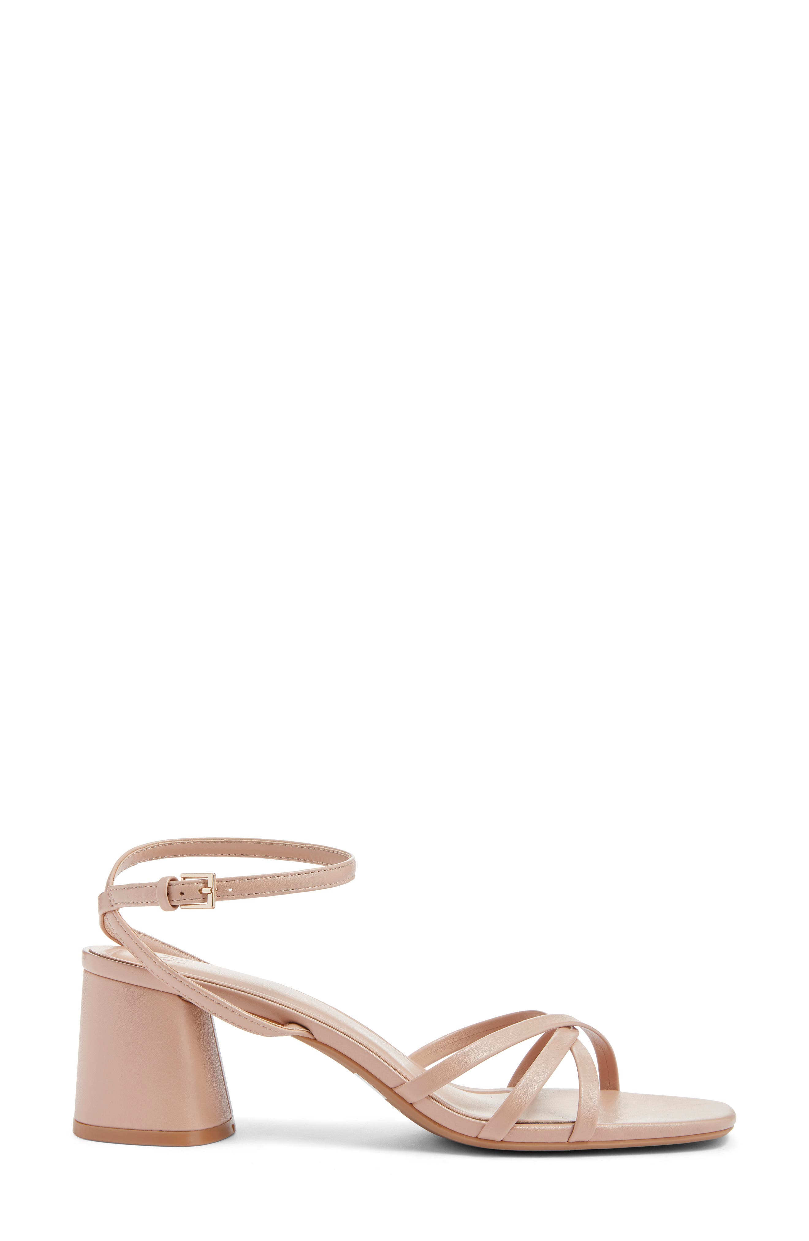 BP. Isabelle Heel Ankle Strap Sandal, Alternate, color, Tan Light
