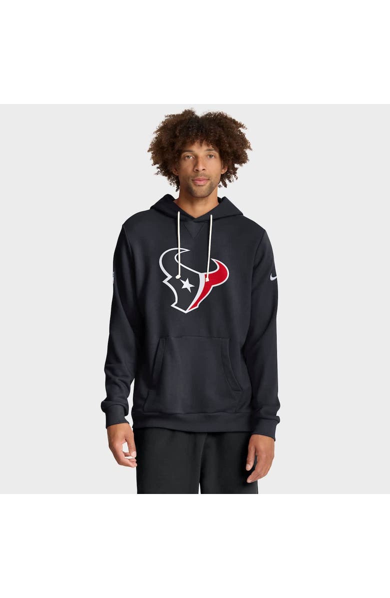Nike Men's Nike Navy Houston Texans Sideline Initial Home Performance Pullover Hoodie, Main, color, Navy