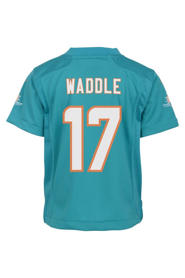 Infant Nike Jaylen Waddle Aqua Miami Dolphins Player Game Jersey, Alternate, color, Aqua
