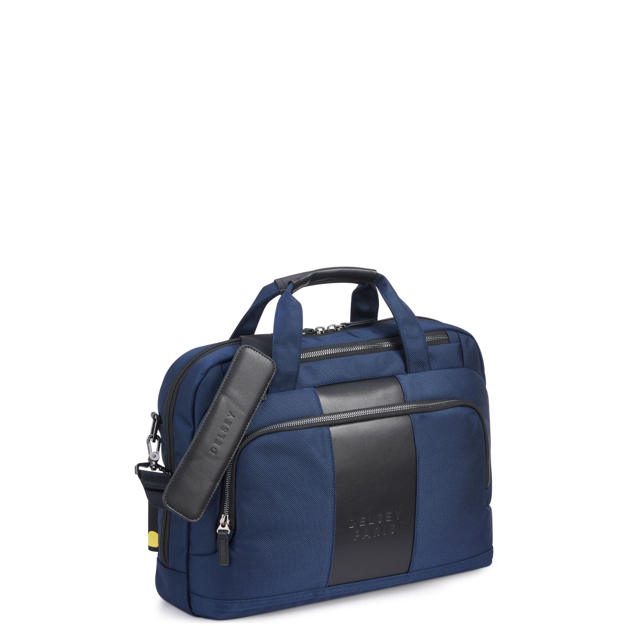 Wagram Briefcase with 15.6" Laptop Sleeve, Alternate, color, Navy