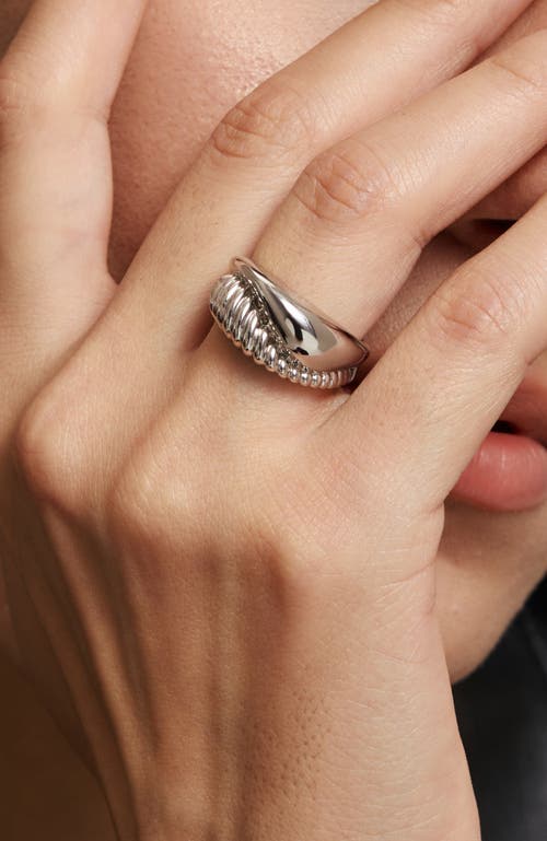 Rc Retro Chic Drop Ring In White