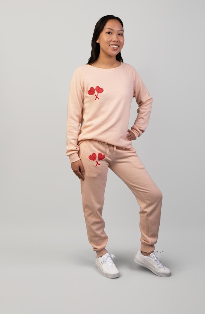 Love All Tennis Women
s Sloane Sweatshirt, Alternate, color, Blush