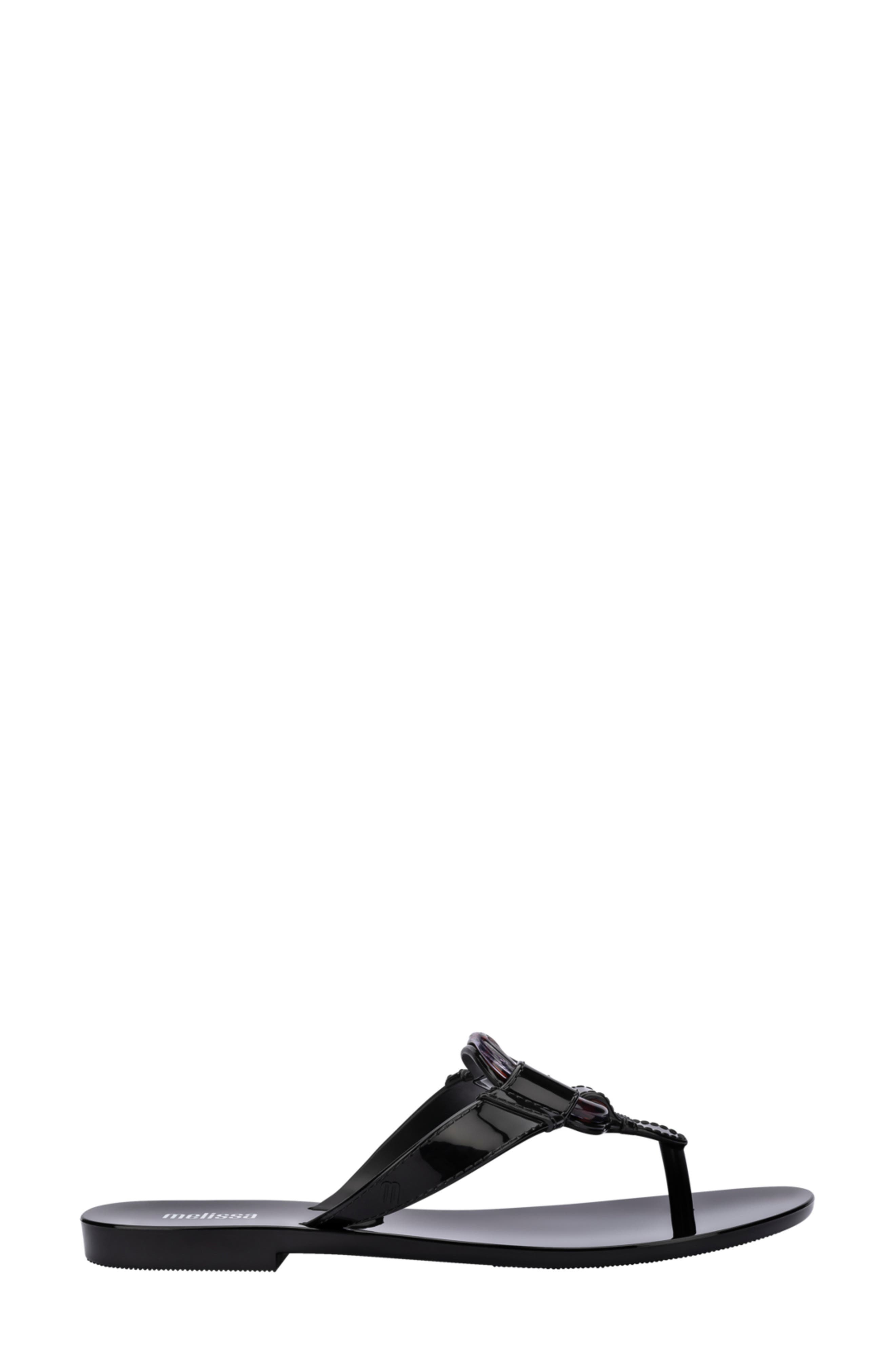 Melissa Olivia Sandal, Alternate, color, Black
