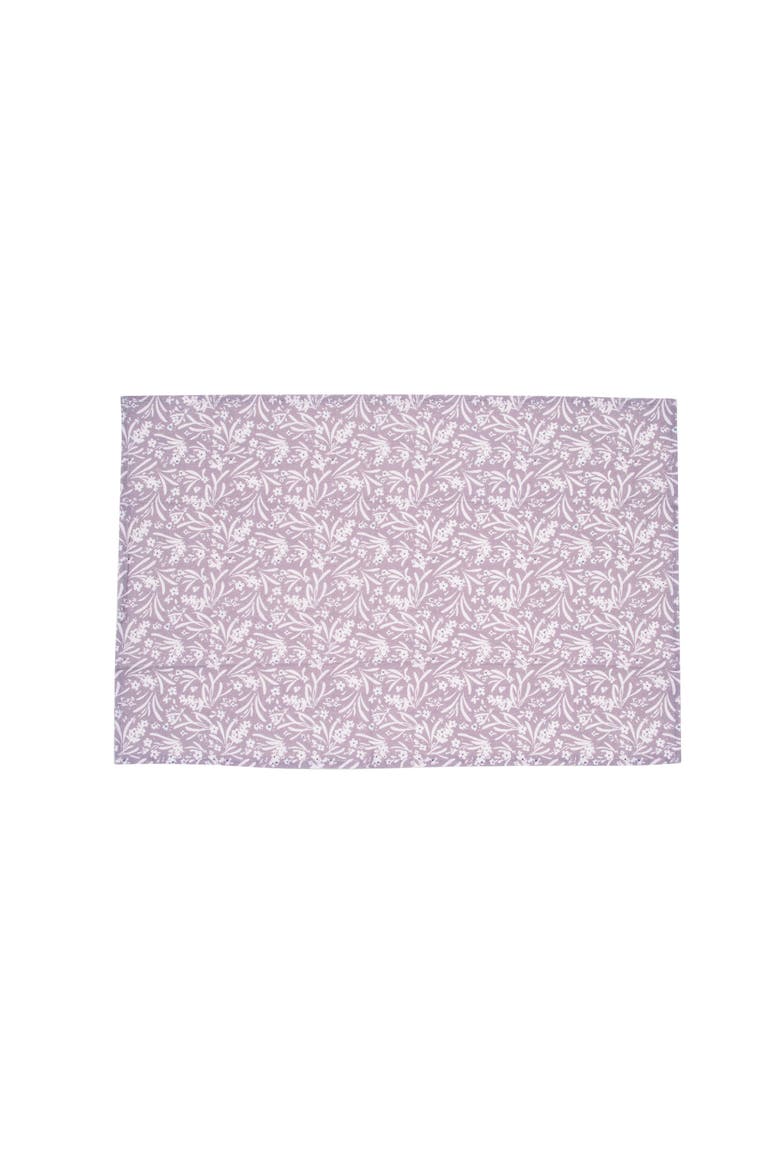 Lavender Provence Eau de Lavande Botanical Kitchen and Bathroom Graphic Print Hand Towels Set of 2, Alternate, color, Purple