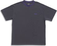 Maui & Sons Break Neck Oversize Textured Cotton T-Shirt