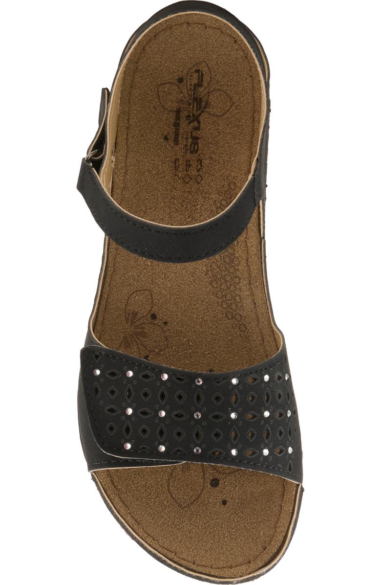 Flexus by Spring Step Perforated Wedge Sandal, Alternate, color,