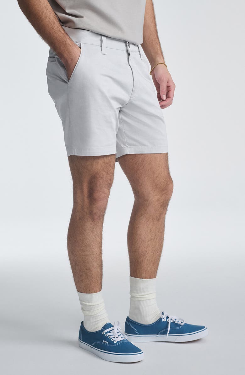 Mavi Jeans Nate City Smart Flat Front Stretch Twill Shorts, Alternate, color, Stone City Smart