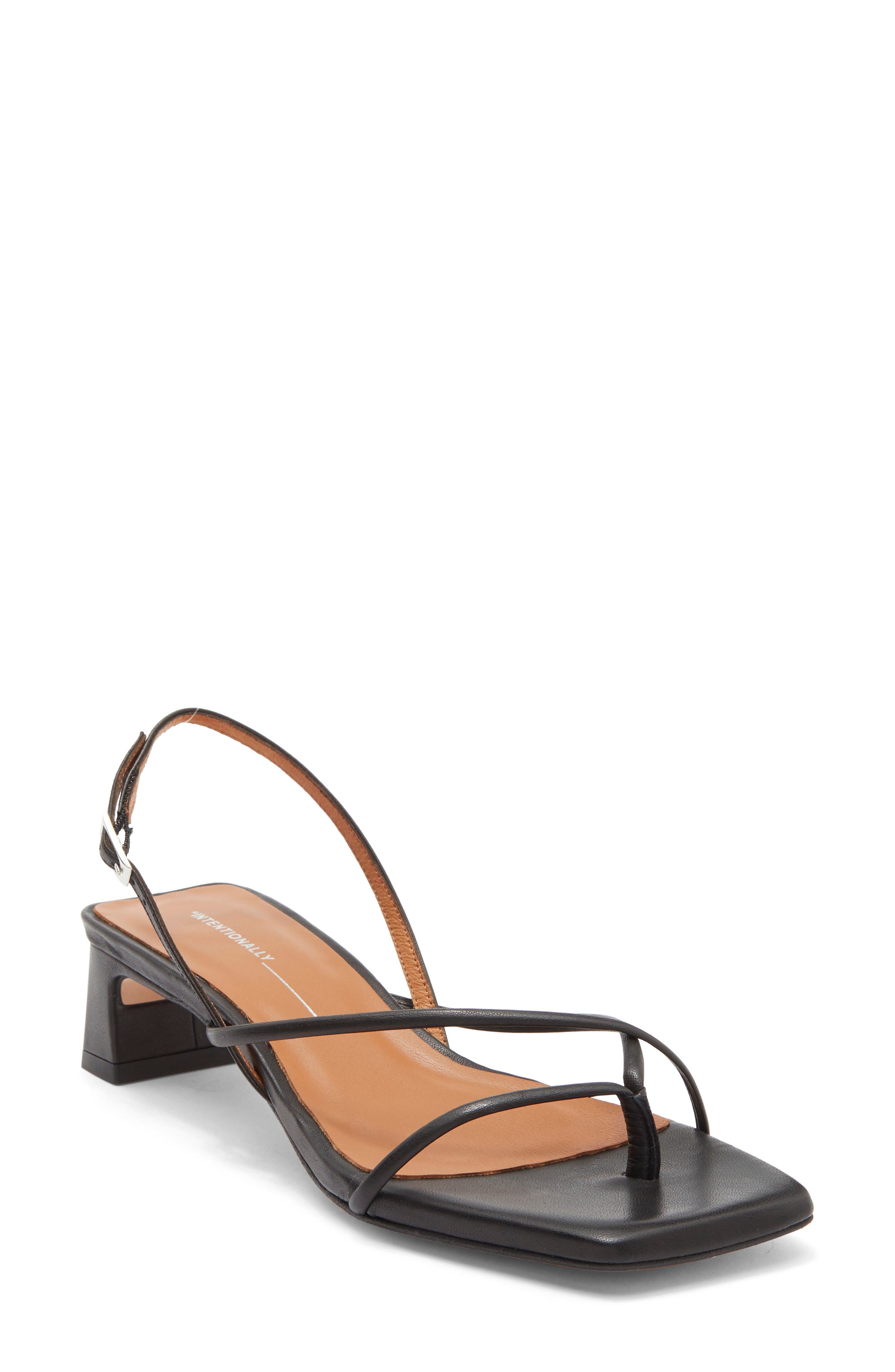 INTENTIONALLY BLANK Fifi Slingback Sandal, Main, color, Black
