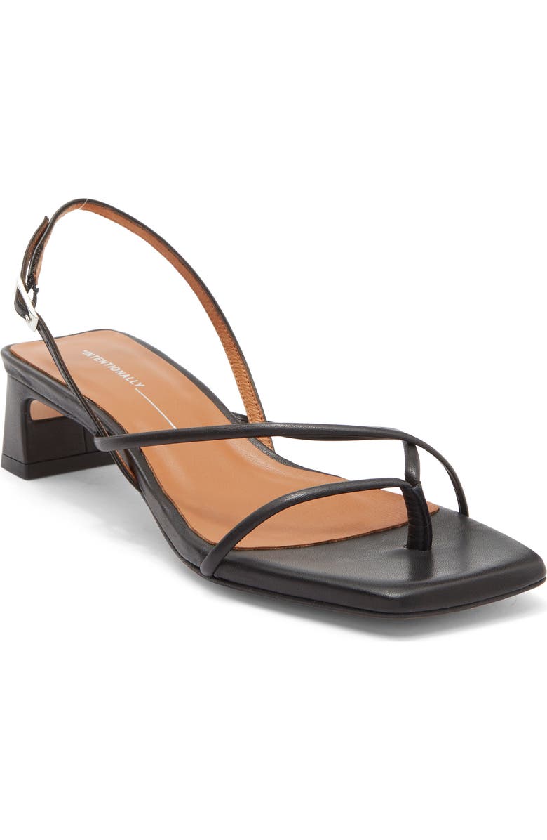 INTENTIONALLY BLANK Fifi Slingback Sandal, Main, color, Black