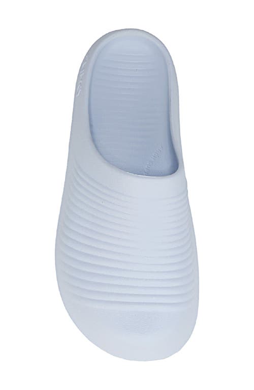 Ryka Women's Echo Recovery Round Toe Slip On Clogs In Ice Blue
