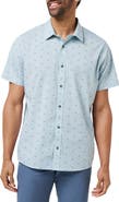TravisMathew Bungalow Breeze Short Sleeve Button-Up Shirt