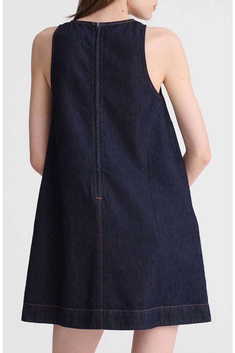 madewell denim shift dress Women's Denim Mini Shift Dress in Rinse Wash - Size S