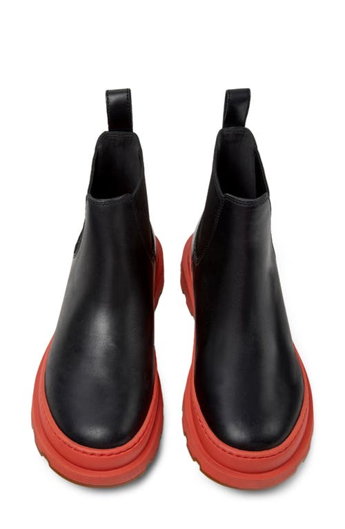 Camper Brutus Elastic-panelled Chelsea Boots In Black