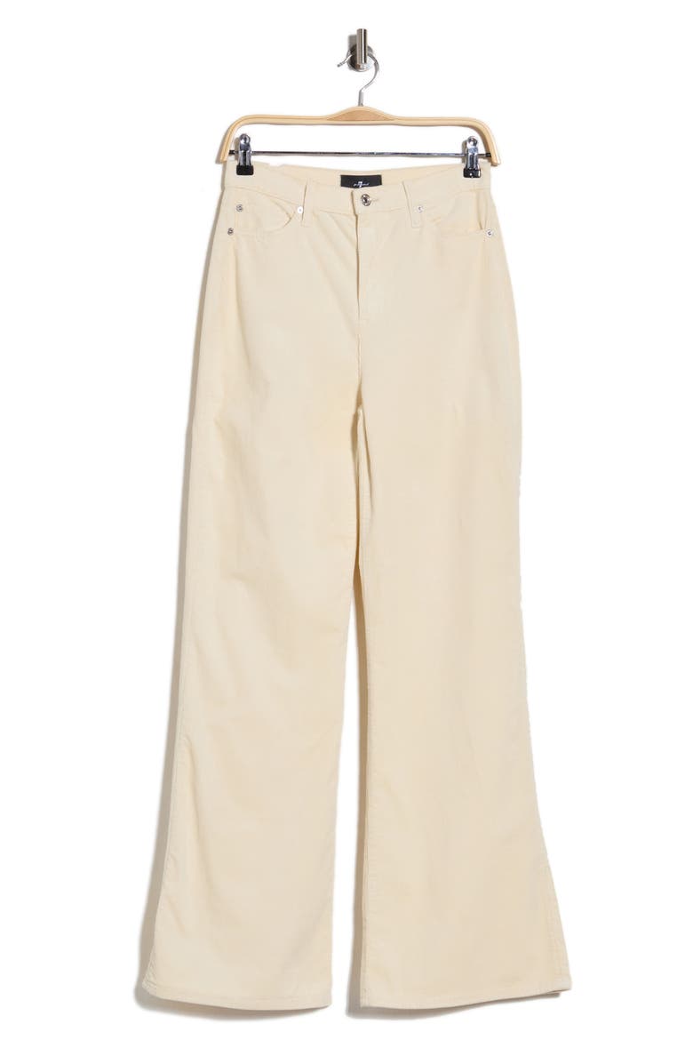 Jo Ultra High Waist Wide Leg Jeans, Main, color, CORDUROY EGGSHELL