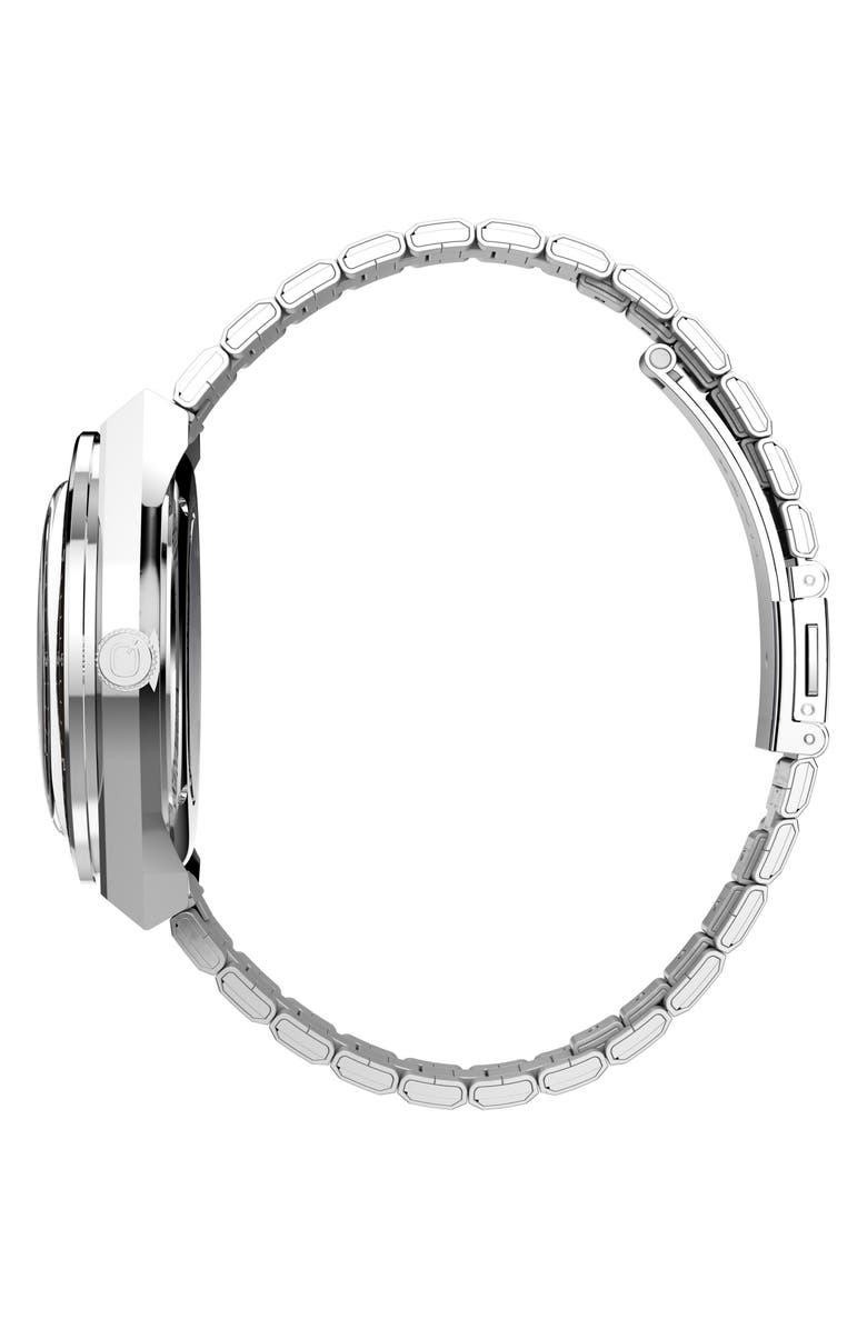 Timex<sup>®</sup> Q Timex NASA 40mm Stainless Steel Bracelet Watch, Alternate, color, Silver-Tone