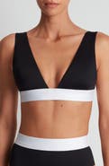 Lauren Ralph Lauren Banded Modern V-Neck Bikini Top