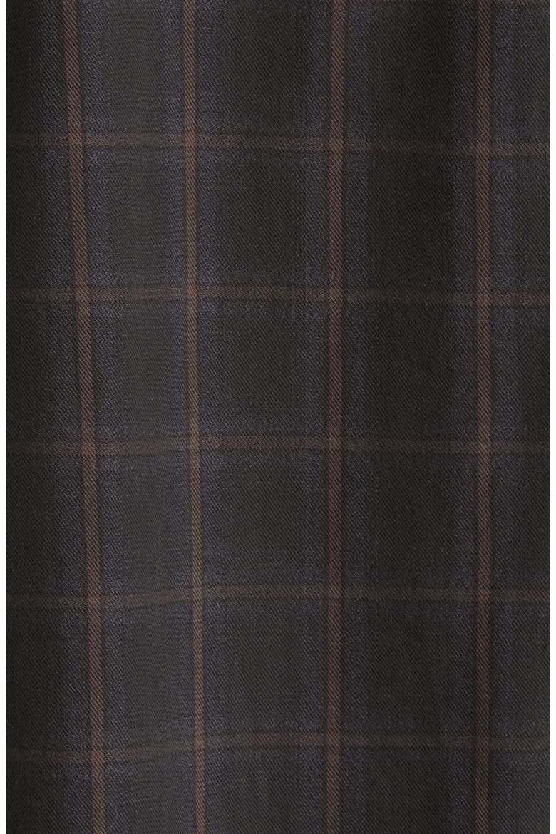 Jackson Plaid Cotton Button-Up Shirt, Alternate, color, CHARCOAL PLAID