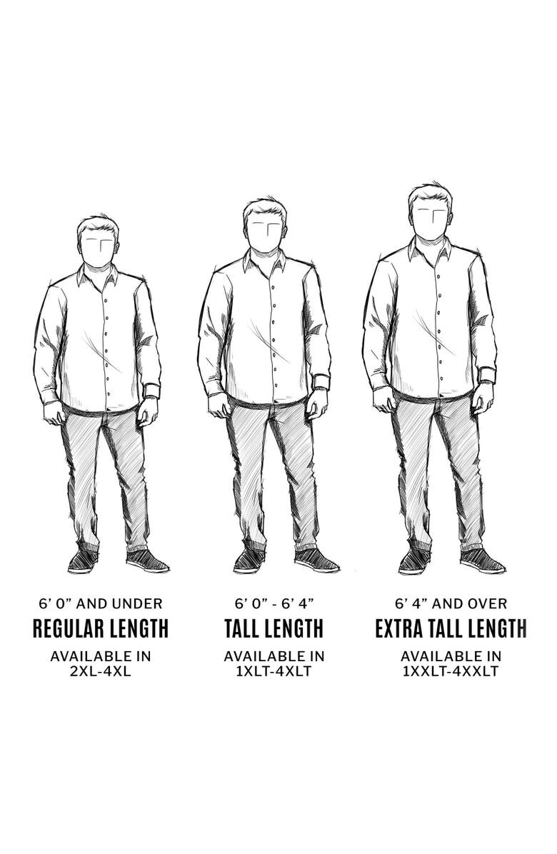 Untuckit Fit by Dxl Big & Tall Las Cases Sport Shirt, Alternate, color, White