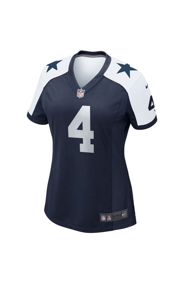Nike Women's Nike Dak Prescott Navy Dallas Cowboys Alternate Game Team Jersey, Alternate, color, Navy