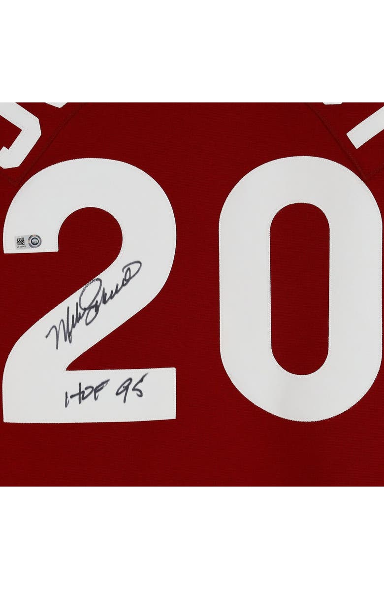 FANATICS AUTHENTIC Mike Schmidt Philadelphia Phillies Autographed Mitchell & Ness Authentic Maroon 1979 Jersey with "HOF 95" Inscription, Alternate, color, 
