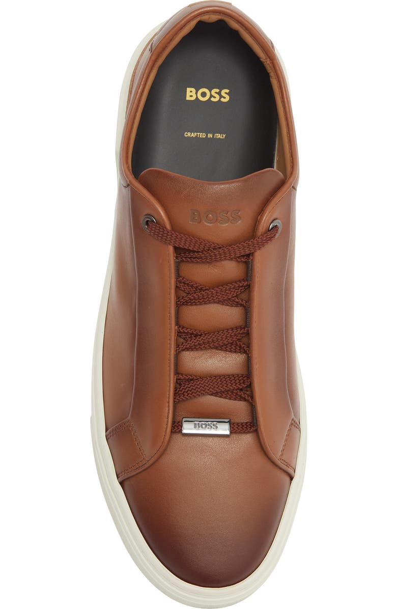 BOSS Gary Tenn Sneaker, Alternate, color, Medium Brown
