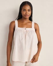 Haven Well Within Organic Cotton Linen Square Neck Top
