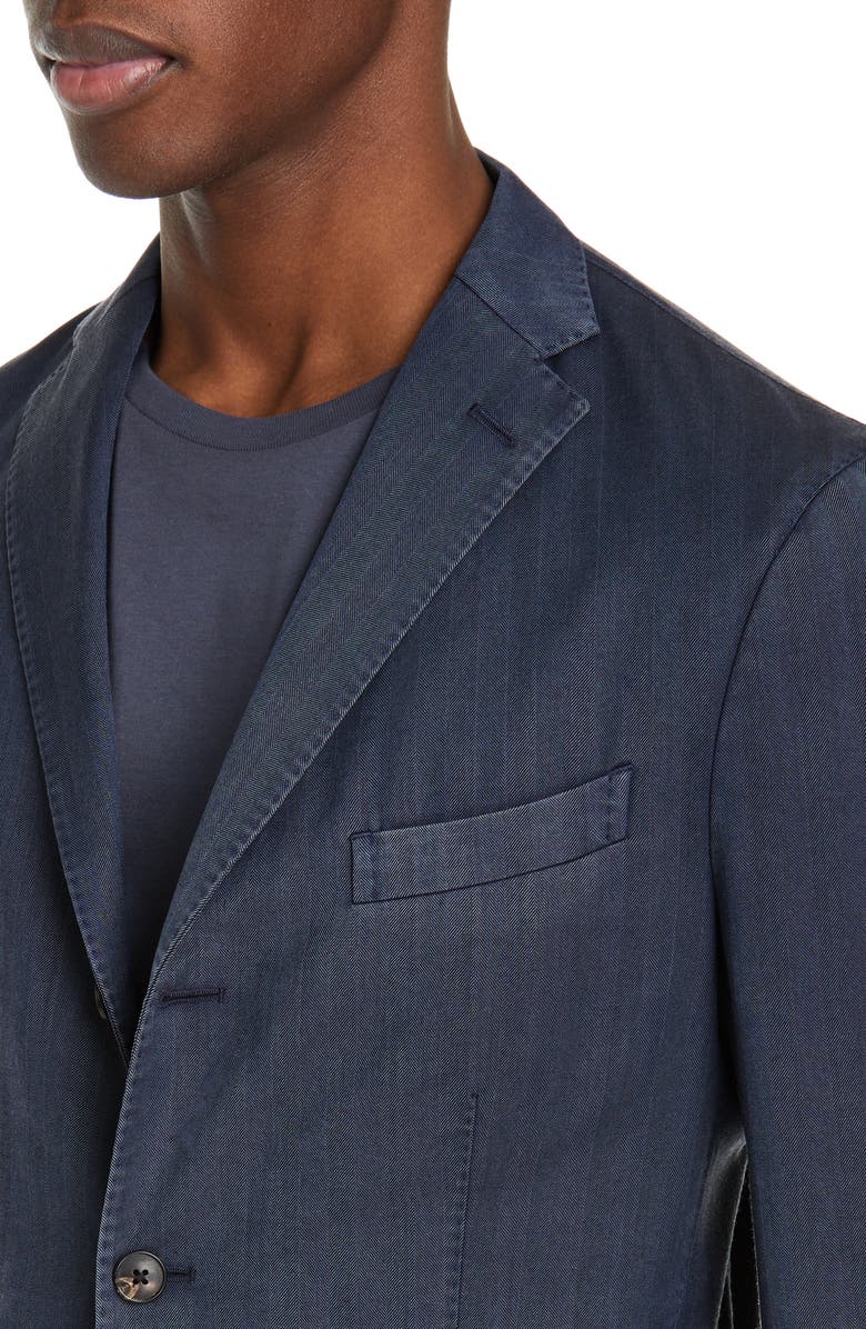 Boglioli Travel K Slim Fit Wool Blazer, Alternate, color,