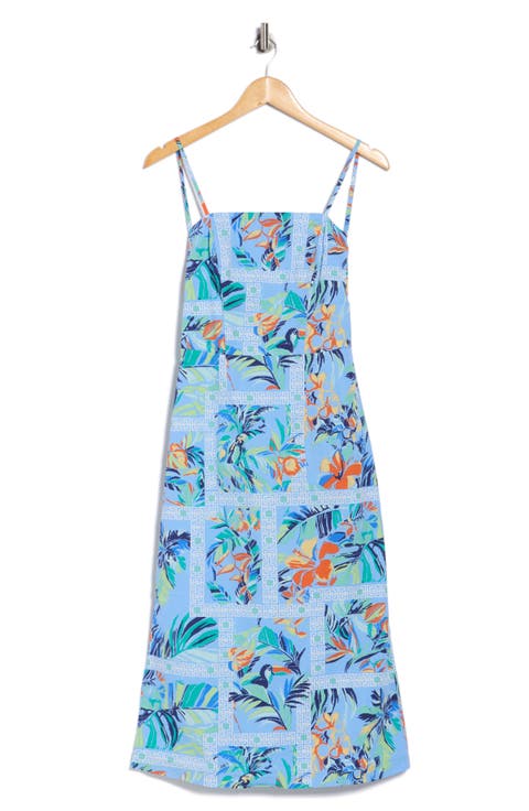 Block Party Lucille Stretch Cotton Poplin Midi Dress