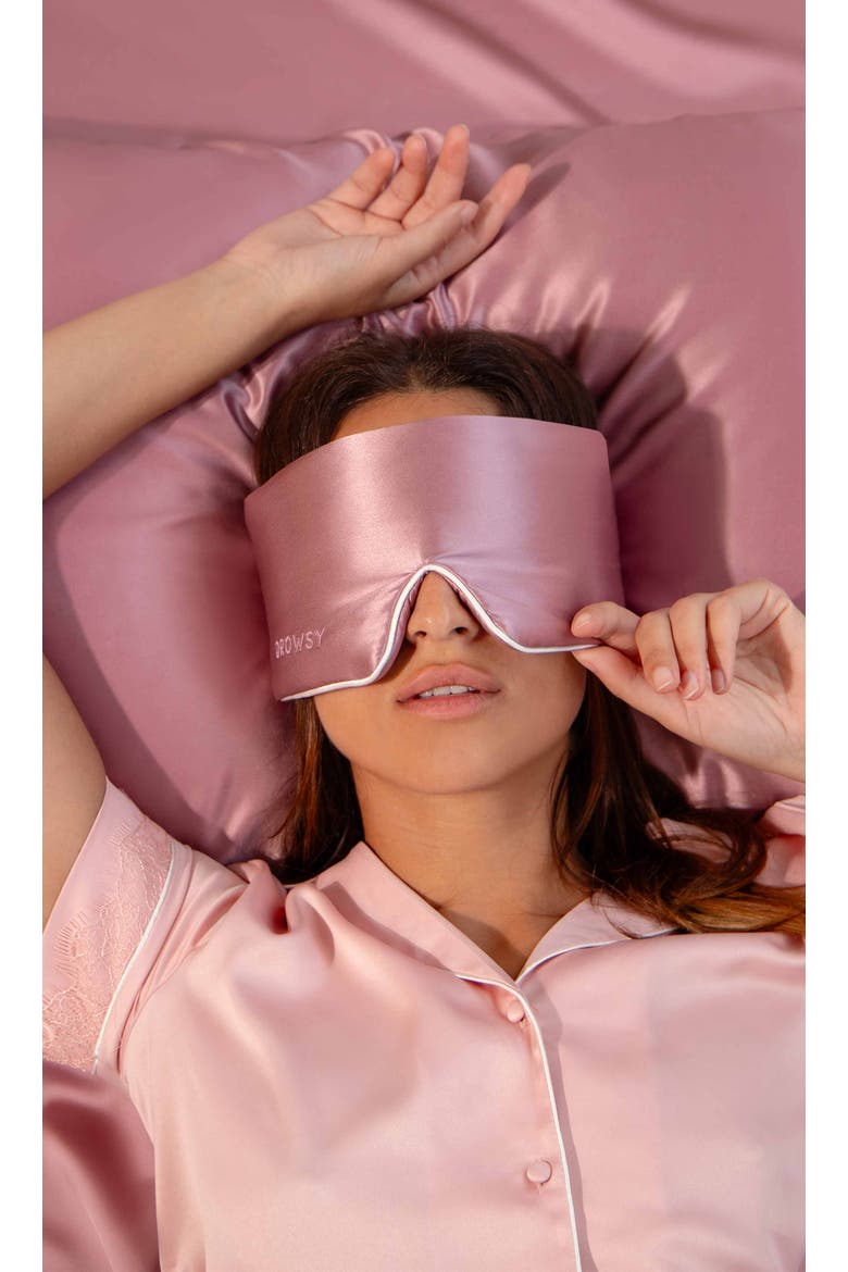 Pipe Dreams Sleep Masks, Alternate, color, Damask Rose